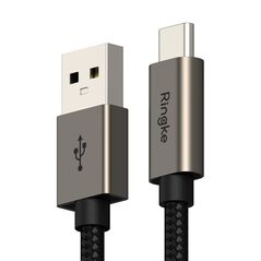 Ringke Cablu de Date USB la Type-C, 60W, 2m - Ringke - Black 8809961786044 έως 12 άτοκες Δόσεις
