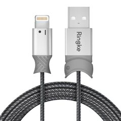 Ringke Cablu de Date USB la Ligntning 20cm - Ringke - Gray 8809550345003 έως 12 άτοκες Δόσεις