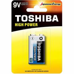 Toshiba 6LR61 alkaline battery 1 pc. 4904530589218