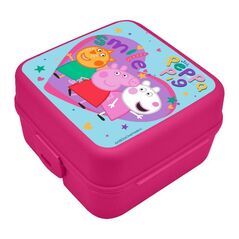 KiDS Licensing Lunchbox with compartments Peppa Pig PP09062 KiDS Licensing 065827  PP09062 έως και 12 άτοκες δόσεις 8435507871624