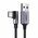 UGREEN Angular USB-C cable UGREEN 3A Quick Charge 3.0 1m (black) 017768 έως και 12 άτοκες δόσεις