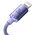 Baseus Baseus Crystal Shine cable USB-C to Lightning, 20W, PD, 1.2m (purple) 030329 έως και 12 άτοκες δόσεις