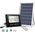 Ηλιακός Προβολέας LED 10W Αδιάβροχος με Χρονοδιακόπτη και Τηλεχειριστήριο
