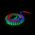 Αδιάβροχος Χριστουγεννιάτικος Πολύχρωμος Φωτοσωλήνας LED RGB 10 Μέτρα με Ενσύρματο Χειριστήριο