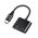 USAMS Usams - Audio Cable Adapter AU15 (US-SJ598) - Type-C to Jack 3.5mm, USB-C PD60W - Black 6958444904535 έως 12 άτοκες Δόσεις