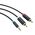 Vention 3.5mm Male to 2x Male RCA Cable 1.5m Vention BCLBG Black 056463 6922794751316 BCLBG έως και 12 άτοκες δόσεις