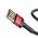 Baseus Baseus Cafule Double-sided USB Lightning Cable 2,4A 1m (Black+Red) 018086  CALKLF-G91 έως και 12 άτοκες δόσεις 6953156283336