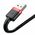 Baseus Baseus Cafule USB Lightning Cable 2.4A 1m (Red+Black) 020113  CALKLF-B19 έως και 12 άτοκες δόσεις 6953156274983
