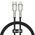 Baseus USB-C cable for Lightning Baseus Cafule, PD, 20W, 0,25m (black) 029671  CATLJK-01 έως και 12 άτοκες δόσεις 6953156202054