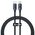 Baseus Baseus Crystal cable USB-C to Lightning, 20W, PD, 1.2m (black) 030327  CAJY000201 έως και 12 άτοκες δόσεις 6932172602741