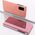 Smart Clear View Case for Xiaomi Redmi Note 7 pink