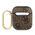 Guess case for AirPods GUA24GSMW brown 4G Script Metal Collection
