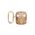 Guess case for AirPods 1 / 2 GUA2HHFLD gold Paisley 3666339041892