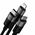 Charging cable Baseus StarSpeed, 3in1, Micro USB, Lightning, Type-C, 0.6m, Black - 40439 έως 12 άτοκες Δόσεις