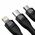 Charging cable Baseus Flash, 3in1, Micro USB, Lightning, Type-C, 66W, 1.2m, Black - 40492 έως 12 άτοκες Δόσεις