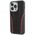 Original Case APPLE IPHONE 15 PRO MAX Audi Genuine Leather MagSafe (AU-TPUPCMIP15PM-R8/D3-RD) black & red 6955250226806
