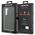 AMG case for Samsung Galaxy S23 AMHCS23SBLSCA black hardcase PU Carbon Grey Stripe & Embossed Logo 3666339113094