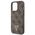 Guess case for iPhone 13 Pro 6,1&quot; GUHCP13LP4TDSCPW brown HC PU Leather Metal Logo Strass Crossbody 3666339146887