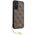 Guess case for Samsung Galaxy A34 5G GUHCSA34GF4GBR brown hardcase 4G Charms Collection 3666339123888