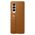 Original Case SAMSUNG GALAXY Z FOLD 3 Samsung Leather Flip Cover (EF-FF926LAEGWW) brown 8806092632936