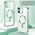 Techsuit Husa pentru iPhone 12 - Techsuit Luxury Crystal MagSafe - Light Green 5949419137516 έως 12 άτοκες Δόσεις