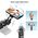 Techsuit Stable Selfie Stick with Tripod and Remote Control, 205cm - Techsuit (C05) - Black 5949419122314 έως 12 άτοκες Δόσεις