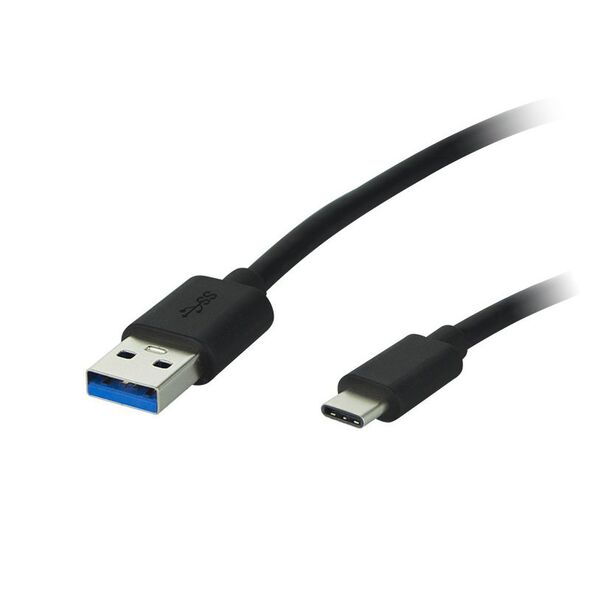 BLOW Καλώδιο USB 3.0 A - Type C 1m Μαύρο DM-66-123 έως 12 άτοκες Δόσεις