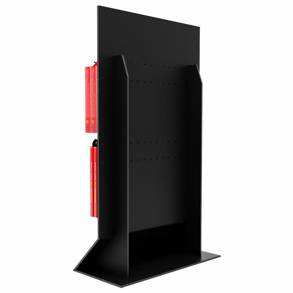[product / manufacturer] Desktop stand DE-S02, 400x185x700, Black/Red - 14145 έως 12 άτοκες Δόσεις
