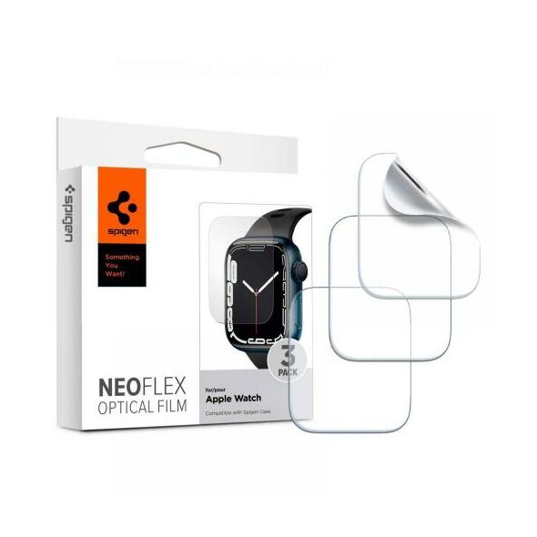Screen Protector Spigen Neo Flex HD Apple Watch 7 45mm (3 τεμ.) 8809811856545 έως και 12 άτοκες δόσεις