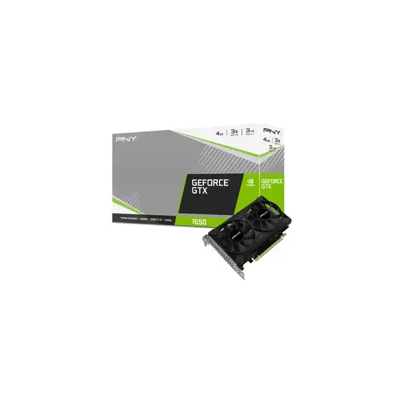 VGA 4GB PNY GF GTX1650 GDDR6 HDMI/DP PCI-E NEW 0.501.685 έως 12 άτοκες Δόσεις