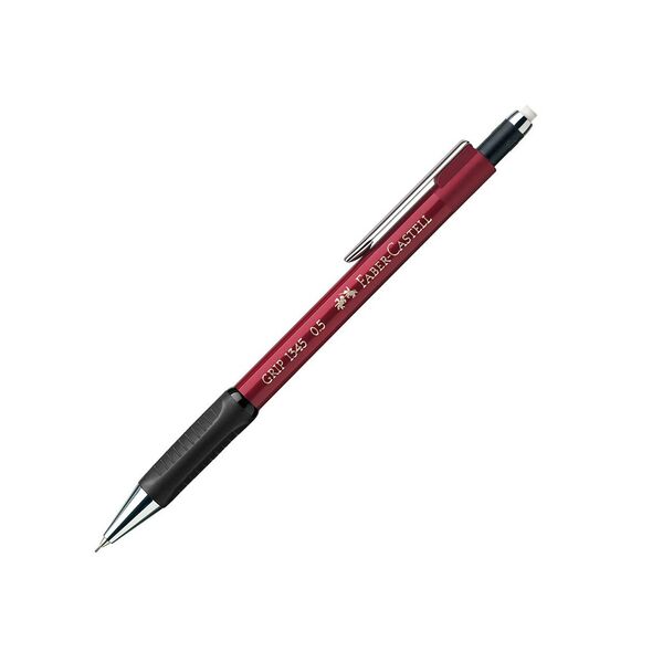 Faber-Castell Μηχανικό Μολύβι 0.5mm με Γόμα - Βαθύ Κόκκινο (134521) (FAB134521) έως 12 άτοκες Δόσεις