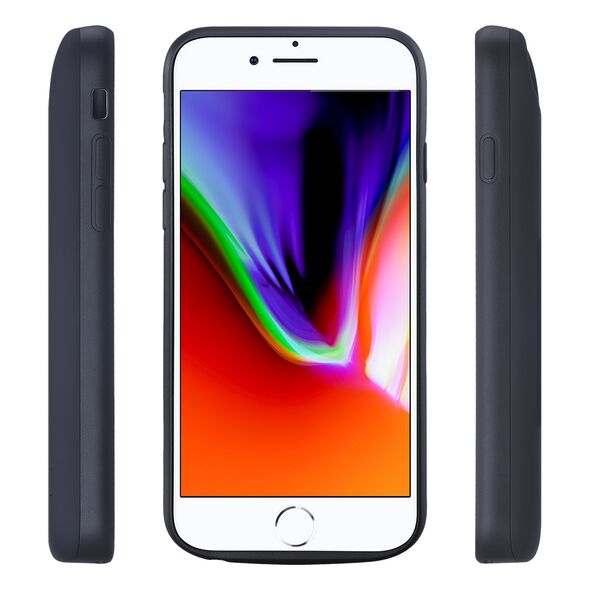 Techsuit Husa pentru iPhone 6 / 6s / 7 / 8 / SE 2020 / SE 2022 cu Baterie de 5500mAh - Techsuit Power Pro - Black 5949419051485 έως 12 άτοκες Δόσεις