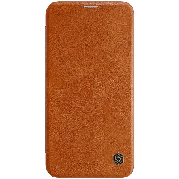 Nillkin Husa pentru iPhone 12 Pro Max - Nillkin QIN Leather Case - Brown 6902048201675 έως 12 άτοκες Δόσεις