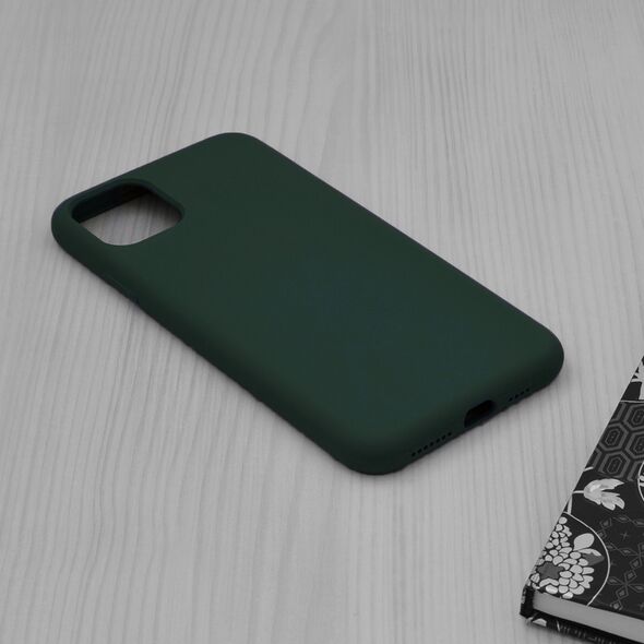 Techsuit Husa pentru iPhone 11 - Techsuit Soft Edge Silicone - Dark Green 5949419049000 έως 12 άτοκες Δόσεις
