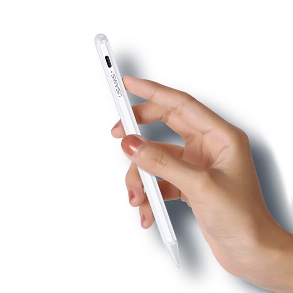 USAMS Stylus Pen - USAMS Active Touch Screen (US-ZB135) - White 6958444913162 έως 12 άτοκες Δόσεις