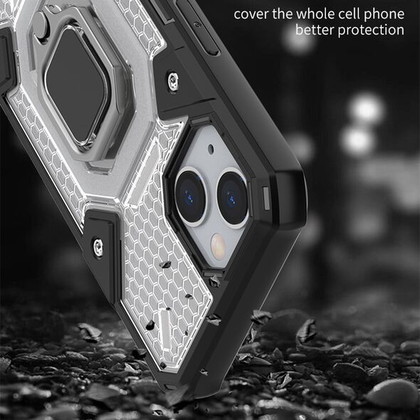 Techsuit Husa pentru iPhone 13 - Techsuit Honeycomb Armor - Black 5949419036789 έως 12 άτοκες Δόσεις