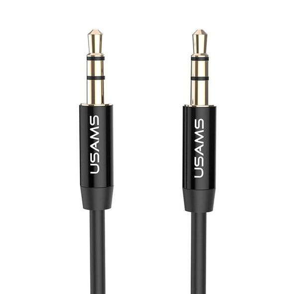 USAMS Cablu Adaptor Audio Jack la Jack 1m - USAMS (YP-01) - Black 6958444996875 έως 12 άτοκες Δόσεις