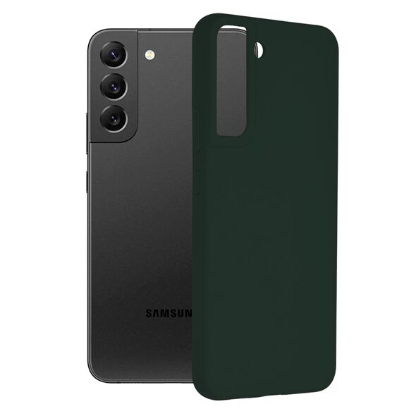 Techsuit Husa pentru Samsung Galaxy S22 Plus 5G - Techsuit Soft Edge Silicone - Dark Green 5949419029781 έως 12 άτοκες Δόσεις
