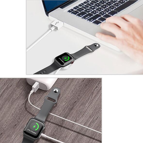 Yesido Incarcator wireless cu cablu USB la Apple Watch 1.2m - Yesido (CA-69) - White 6971050264145 έως 12 άτοκες Δόσεις