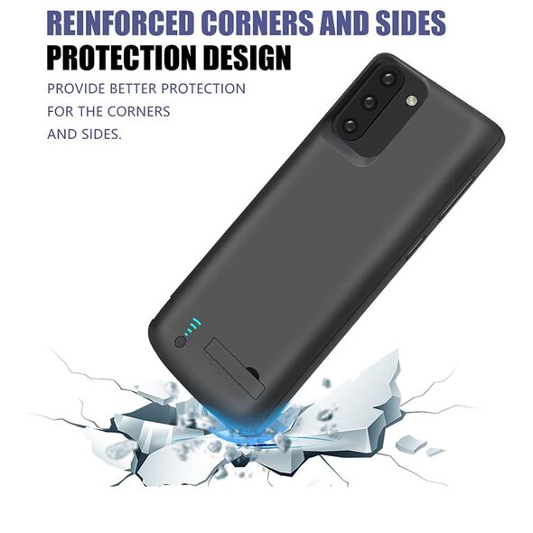 Techsuit Husa pentru Samsung Galaxy Note 10 4G / Note 10 5G cu Baterie de 5000mAh - Techsuit Power Pro - Black 5949419030909 έως 12 άτοκες Δόσεις