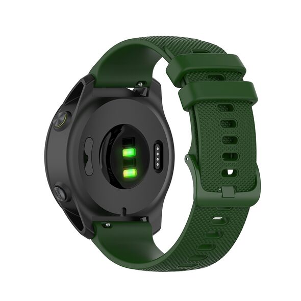 Techsuit Curea pentru Samsung Galaxy Watch 4, Galaxy Watch Active (40 / 44 mm), Huawei Watch GT / GT 2 / GT 3 (42 mm) - Techsuit Watchband 20mm (W006) - Green 5949419024786 έως 12 άτοκες Δόσεις