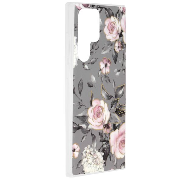 Techsuit Husa pentru Samsung Galaxy S22 Ultra 5G - Techsuit Marble Series - Bloom of Ruth Gray 5949419022812 έως 12 άτοκες Δόσεις