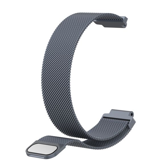 Techsuit Curea pentru Samsung Galaxy Watch 4, Galaxy Watch Active (40 / 44 mm), Huawei Watch GT / GT 2 / GT 3 (42 mm) - Techsuit Watchband 20mm (W009) - Black 5949419020979 έως 12 άτοκες Δόσεις