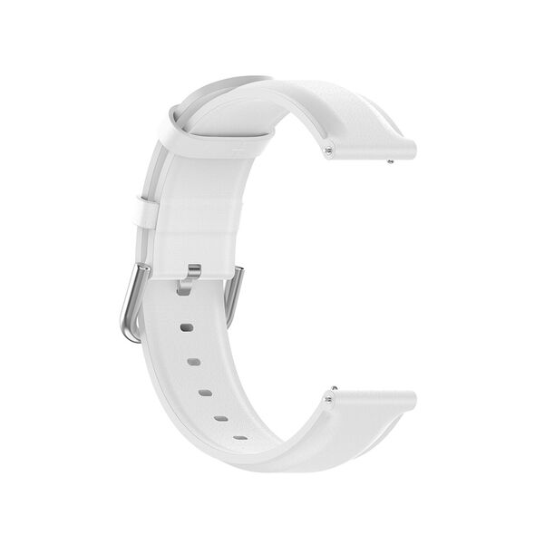 Techsuit Curea pentru Samsung Galaxy Watch 4, Galaxy Watch Active (40 / 44 mm), Huawei Watch GT / GT 2 / GT 3 (42 mm) - Techsuit Watchband 20mm (W007) - White 5949419020696 έως 12 άτοκες Δόσεις