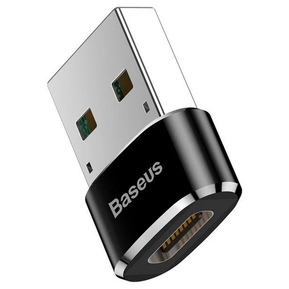 Baseus Adaptor OTG Type-C la USB - Baseus (CAAOTG-01) - Black 6953156263536 έως 12 άτοκες Δόσεις