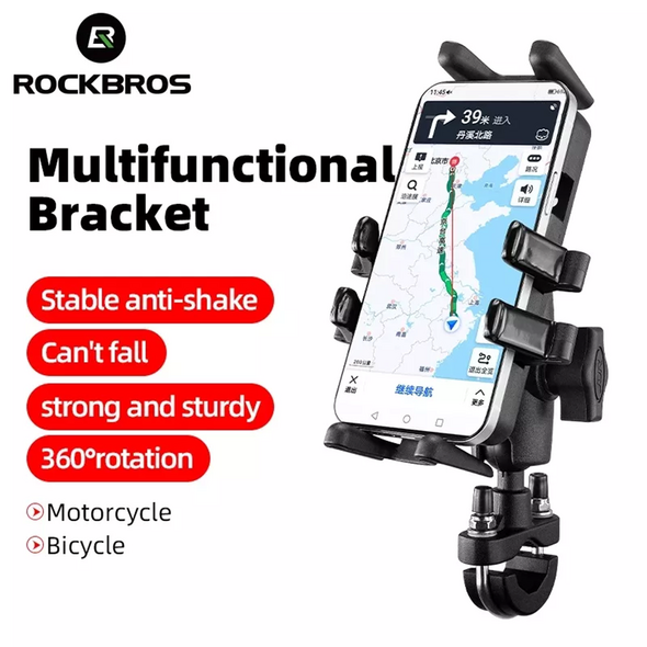 RockBros Suport Bicicleta pentru Telefon - RockBros Quick Mount (C-8308) - Black 4573335712086 έως 12 άτοκες Δόσεις