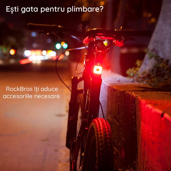RockBros Stop de Bicicleta 240mAh, Waterproof - RockBros Tail LED (SEEMEE20) - Black 4573335711683 έως 12 άτοκες Δόσεις
