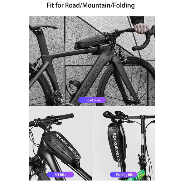 RockBros Geanta pentru Bicicleta 1.5l - RockBros Top Front Frame (B61) - Black 4573335711607 έως 12 άτοκες Δόσεις