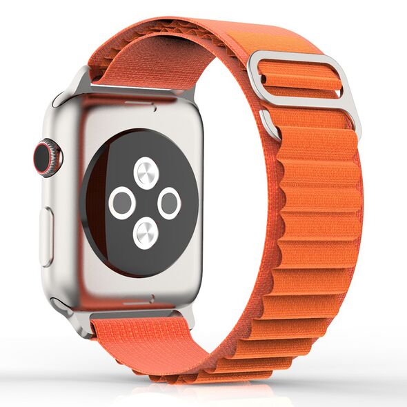 Techsuit Curea pentru Apple Watch 1/2/3/4/5/6/7/8/SE/SE 2 (38/40/41mm) - Techsuit Watchband (W037) - Orange 5949419015203 έως 12 άτοκες Δόσεις