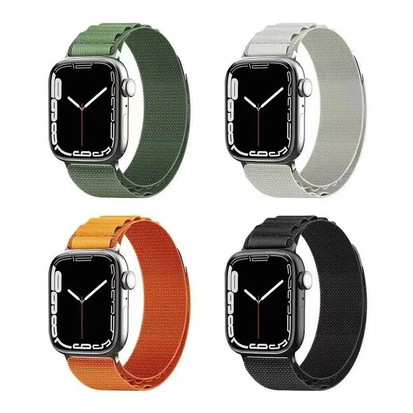 Techsuit Curea pentru Apple Watch 1/2/3/4/5/6/7/8/SE/SE 2/Ultra (42/44/45/49mm) - Techsuit Watchband (W037) - Star White 5949419015173 έως 12 άτοκες Δόσεις